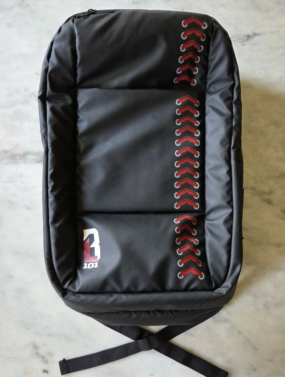 Baseball Lifestyle 101 Baseball Seams Backpack - Black